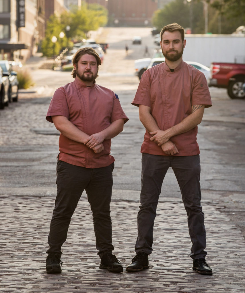 Jamen Danielson (L) and Dylan Thompson (R) of Clean Slate Food Co